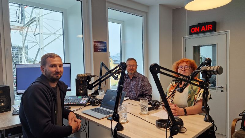 (Vasakult) Marek Vahing, Raul Heido ja Rutt Teeveer