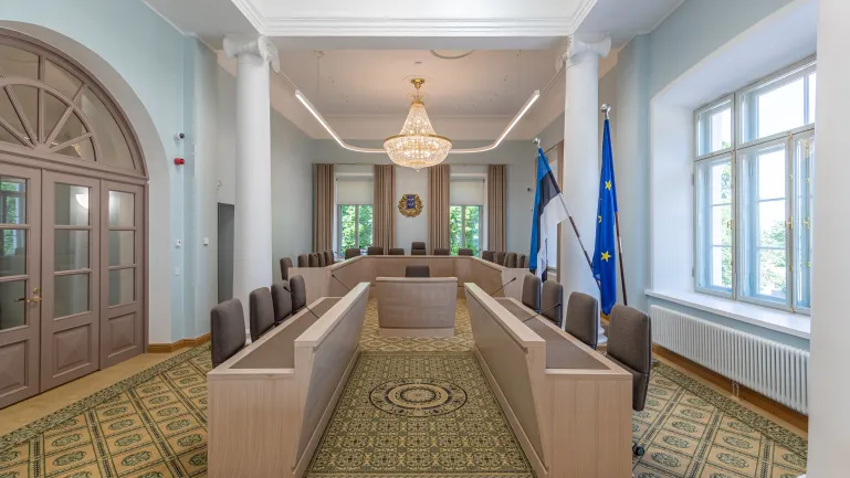 Vaade Riigikohtu üldkogu saalile