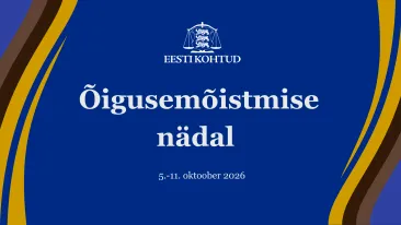 2026. aasta õigusemõistmise nädala kujundus